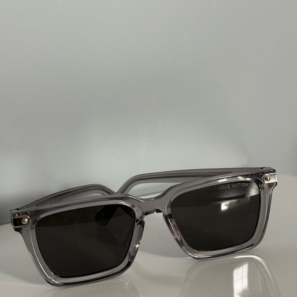 Louis Vuitton Gray Geometric Sunglasses